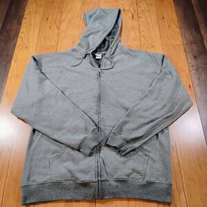 Highland Originals Men's XL Gray Zip Up Hoodie Sweatshirt Pockets